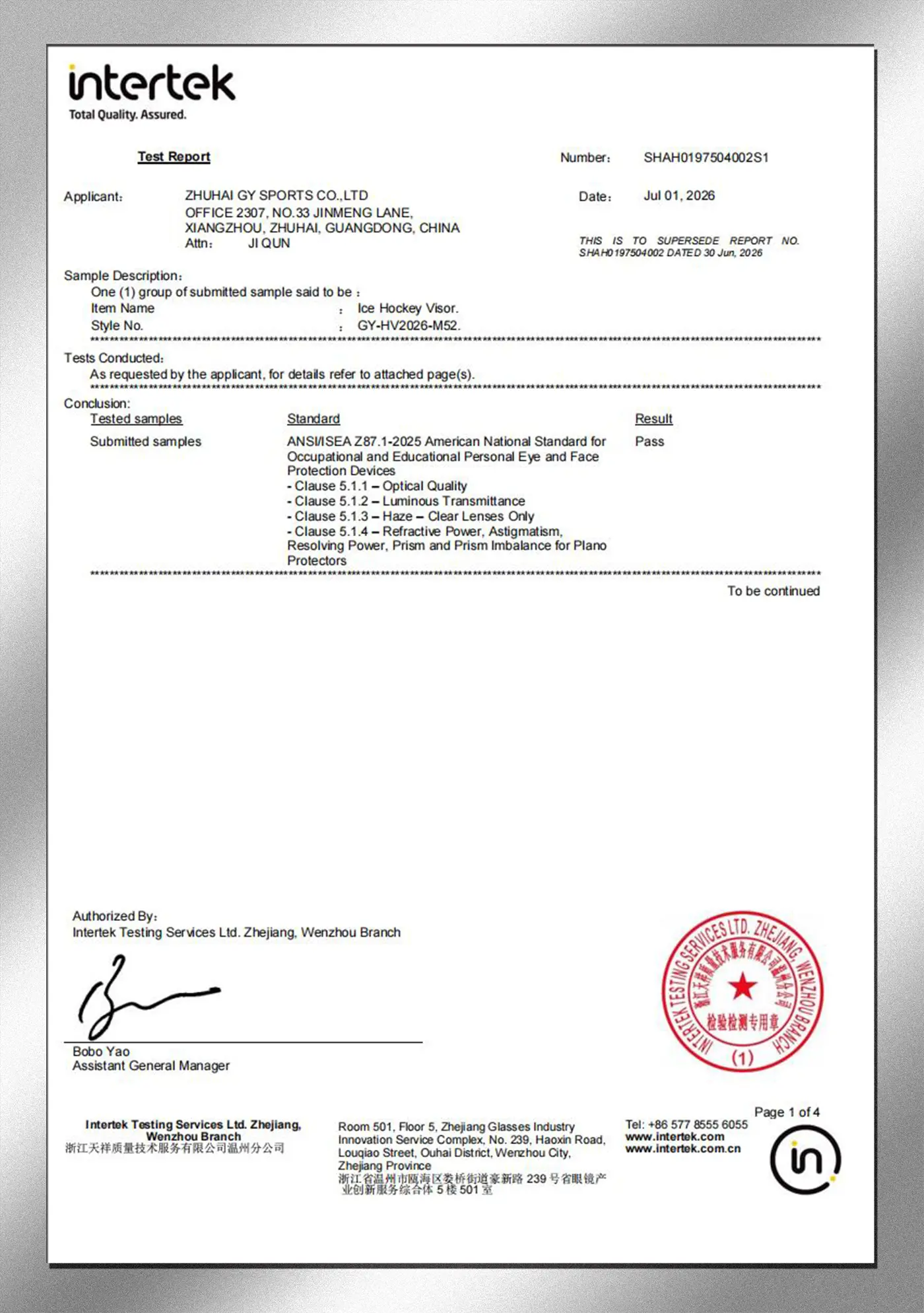 Certificate 2