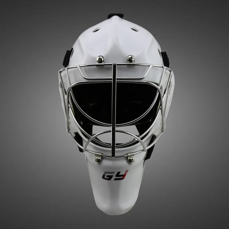 PC Shell Hockey Goalie-hjelm med vannoverføringsdrape