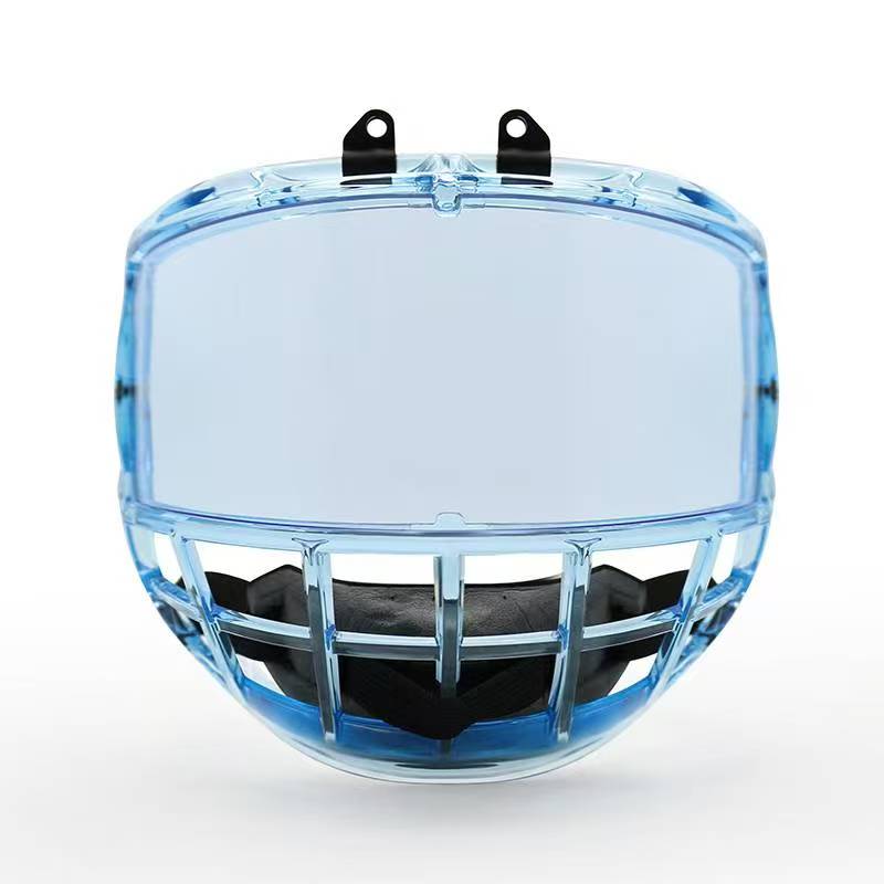 Premium Ice Blue Junior Ice Hockey Cage XS for ishockeyhjelmer